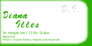 diana illes business card
